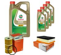 MAHLE Controllo Set 9L CASTROL EDGE 5W-30 C3 Per Opel Movano B Furgone 2.3
