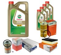 MAHLE Controllo Set 9L CASTROL EDGE 5W-30 C3 Per Opel Movano B Kasten