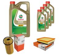 MAHLE Controllo Set 9L CASTROL EDGE 5W-30 C3 Per Opel Movano Kasten 2.5 CDTi