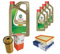 MAHLE Controllo Set 9L CASTROL EDGE 5W-30 C3 Per Renault Scénic II 2.0 dCi