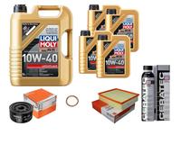 MAHLE Controllo Set 9L Liqui Moly 10W-40 Leichtlauf Per VW LT 28-46 II