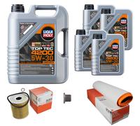 MAHLE Controllo Set 9L Liqui Moly 5W-30 Top Tec 4200 Per BMW 5er Touring