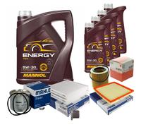 MAHLE Controllo Set 9L MANNOL 5W-30 Energy Adatto Per BMW X4 xDrive35i