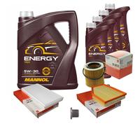 MAHLE Controllo Set 9L MANNOL 5W-30 Energy Per BMW 5 Serie 523i 525i 530i