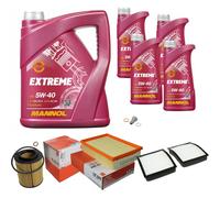 Mahle Controllo Set 9L mannol 5W-40 Estremo per BMW 3er Compatto 323 Ti