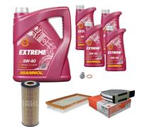 Mahle Controllo Set 9L mannol 5W-40 Estremo per Mercedes-Benz 500 63