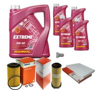 Mahle Controllo Set 9L mannol 5W-40 Estremo per Mercedes Benz C Class