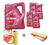 Mahle Controllo Set 9L mannol 5W-40 Estremo per Nessuna Porsche 911 Cabriolet