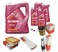 MAHLE Controllo Set 9L MANNOL 5W-40 Extreme Per BMW 3er Cabriolet 320 Ci 330