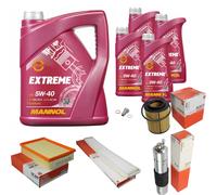 MAHLE Controllo Set 9L MANNOL 5W-40 Extreme Per BMW 3er Cabriolet 320 Ci 330