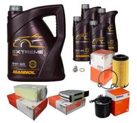 MAHLE Controllo Set 9L MANNOL 5W-40 Extreme Per Mercedes-Benz GLK-Klasse 220
