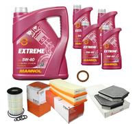 MAHLE Controllo Set 9L MANNOL 5W-40 Extreme Per Mercedes-Benz SL 500 350 280