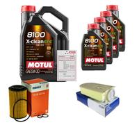 MAHLE Controllo Set 9L MOTUL 8100 X-CLEAN EFE 5W-30 Per Mercedes-Benz
