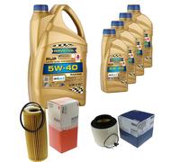MAHLE Controllo Set 9L RAVENOL 5W-40 Per Audi Q5 3.0 TFSI Quattro