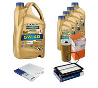 MAHLE Controllo Set 9L RAVENOL 5W-40 Per Hyundai Tucson 2.0 CRDi AWD