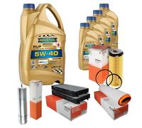MAHLE Controllo Set 9L RAVENOL Racing Ultra 5W-40 Per BMW X5 E70 XDRIVE30D