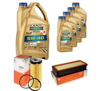 MAHLE Controllo Set 9L RAVENOL Ultra 5W-40 Per BMW 5er Touring F11 530d