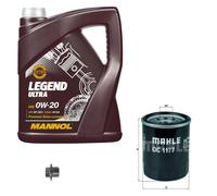 MAHLE Controllo Set MANNOL 5 L 0W-20 Legend Ultra Per Subaru Forester 2.0i