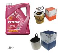 Mahle Controllo Set mannol 5 L 5W-40 Estremo per BMW 1er 116i 118i 120i 3er