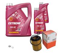 Mahle Controllo Set mannol 7 L 5W-40 Estremo per Honda Cr-V III 2.2i-CTDI