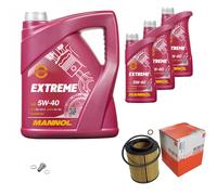 Mahle Controllo Set mannol 8 L 5W-40 Estremo per BMW Serie 5er 523i 520i 528i
