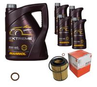 Mahle Controllo Set mannol 9 L 5W-40 Estremo per BMW 5er 523i 520i 528i 3er