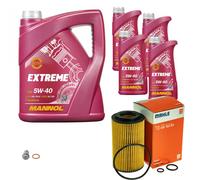 Mahle Controllo Set mannol 9 L 5W-40 Estremo per Mercedes Benz C Class