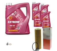MAHLE Controllo Set MANNOL 9 L 5W-40 EXTREME Per Mercedes-Benz C-Klasse SLK