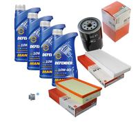 MAHLE Controllo Set MANNOL Olio Motore Defender 10W-40 4L Per Audi 80 Anno 91-94