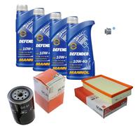 MAHLE Controllo Set MANNOL Olio Motore Defender 10W-40 4L Per Audi 80 Anno 91-94