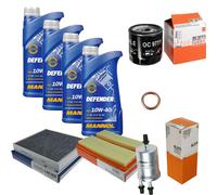 MAHLE Controllo Set MANNOL Olio Motore Defender 10W-40 4L Per Audi A1 Bj.12-18