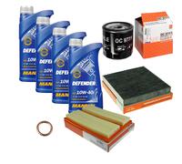 MAHLE Controllo Set MANNOL Olio Motore Defender 10W-40 4L Per Audi A3 Anno 12-20