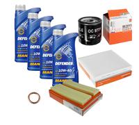MAHLE Controllo Set MANNOL Olio Motore Defender 10W-40 4L Per Audi A3 Bj.12-20