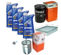 Mahle Controllo Set mannol olio motore Defender 10W-40 4L per . Audi A6 Bj.94-97