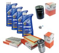 MAHLE Controllo Set MANNOL Olio Motore Defender 10W-40 4L Per Audi A6 Bj.94-97