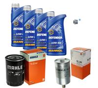 MAHLE Controllo Set MANNOL Olio Motore Defender 10W-40 4L Per Audi A6 Bj.94-97