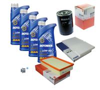 MAHLE Controllo Set MANNOL Olio Motore Defender 10W-40 4L Per Audi A6 Bj.94-97