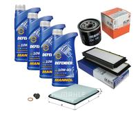 MAHLE Controllo Set MANNOL Olio Motore Defender 10W-40 4L Per Mazda 3 Bj.08-14