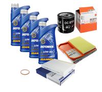 Mahle Controllo Set mannol olio motore Defender 10W-40 4L per Seat Mii Bj.11-20
