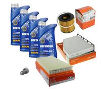 Mahle Controllo Set mannol olio motore Defender 10W-40 4L per VW Golf V Bj.03-06