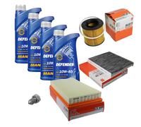 MAHLE Controllo Set MANNOL Olio Motore Defender 10W-40 4L Per VW Polo Bj.02-06