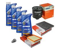 Mahle Controllo Set mannol olio motore Defender 10W-40 4L per VW Polo Bj.06-09