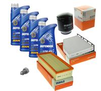 MAHLE Controllo Set MANNOL Olio Motore Defender 10W-40 4L Per VW Touran Bj.06-10