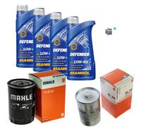 Mahle Controllo Set mannol olio motore Defender 10W40 4L per Audi 100 Bj.92-94
