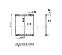 MAHLE CR 109 000P refrigeratore
