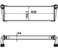 MAHLE CR 1195 000P Radiatore, Raffreddamento motore per PORSCHE