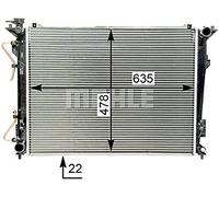 MAHLE CR 1338 000S refrigeratore