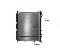 MAHLE ORIGINAL CR 137 000S Radiatore motore