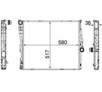 MAHLE CR 1393 000S Radiatore, Raffreddamento motore per BMW