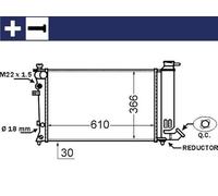 MAHLE CR 1431 000S refrigeratore